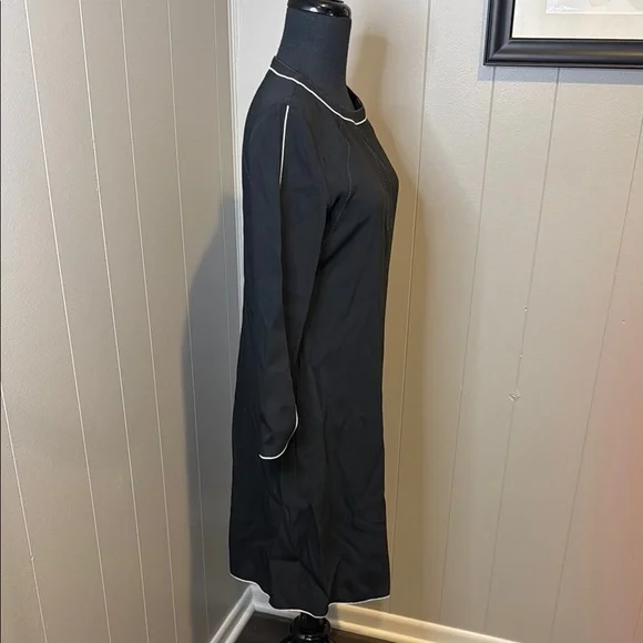 B6 Piazza Sempione Women’s 2/38 Black Long Sleeve Dress - Picture 4 of 7